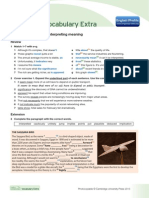 Vocabulary Extra: Advanced Unit 4, p37: Interpreting Meaning