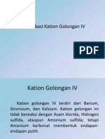 Kation Golongan IV