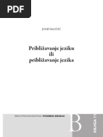 Govor Grada Sarajeva I Razgovorni Bosanski Jezik PDF | PDF