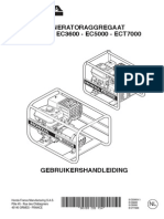 Handleiding en Instructieboekje Honda EC3600 Aggregaat - Nederlands
