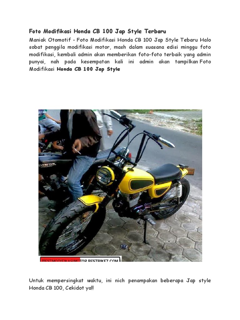 Foto Modifikasi Japstyle Foto Modifikasi Japstyle