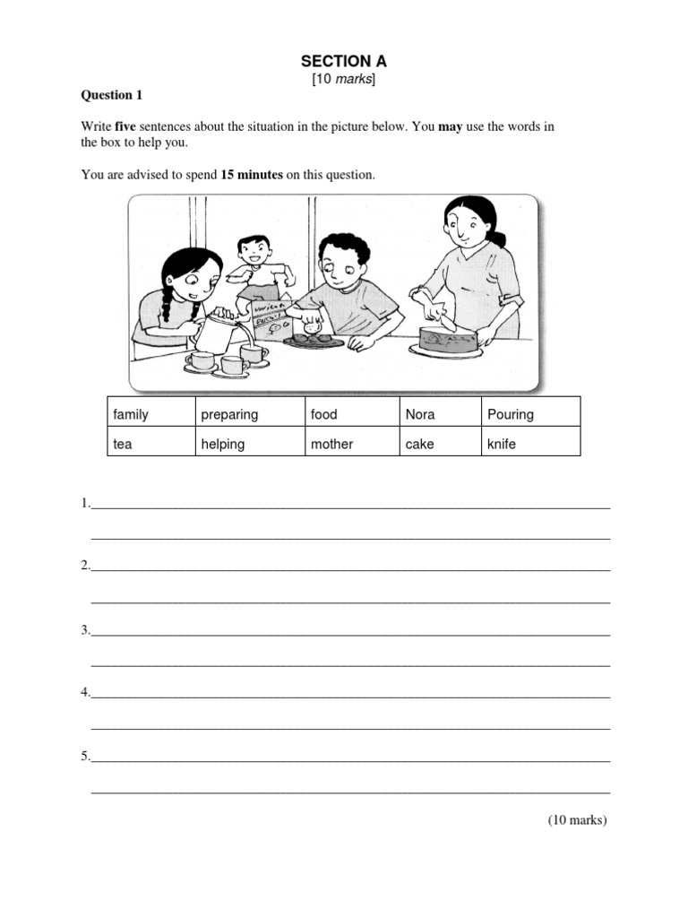 essay english upsr