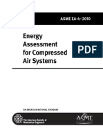 Energy Assessment For Compressed Air Systems: ASME EA-4-2010