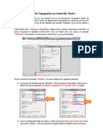 Como Crear Un Plano Topográfico en AutoCAD Parte I PDF