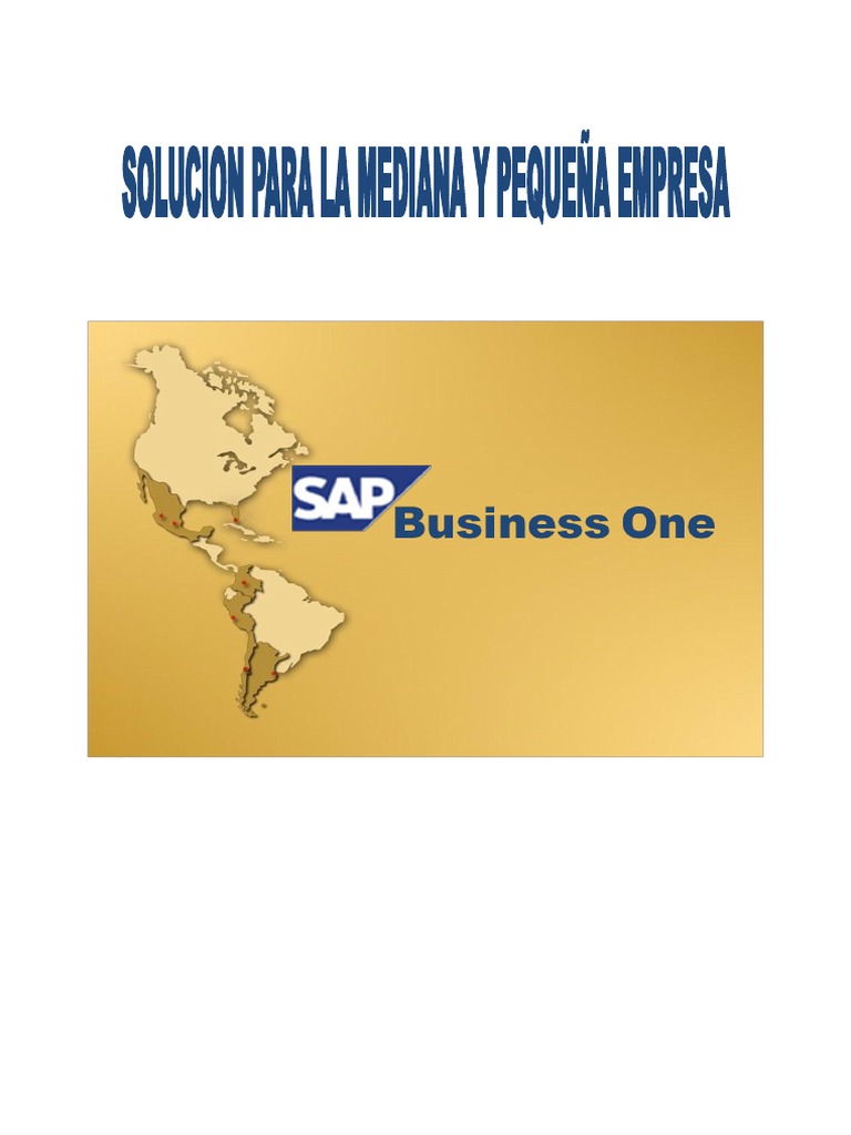 Sap Informe PDF | PDF | Sap Se | Planificación de recursos empresariales