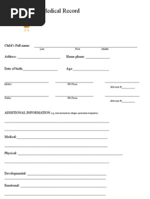 medical record