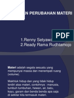 Persentasi 1 (Materi Dan Perubahan Materi)