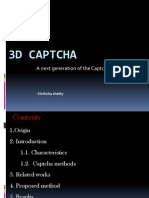 3D Captcha: A Next Generation of The Captcha