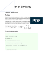 Rumus Cosine Similarity