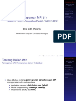 TSK617 Kuliah8 Pemrograman MPI PDF