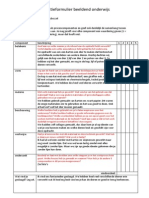 Reflectieformulier Beeldend Onderwijs Fantasiedier