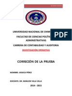 Correcion de A Prueba