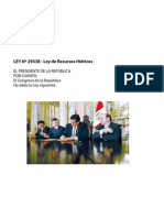 Peru Ley de Recursos Hidricos 29338.pdf