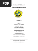 Download Makalah Anemia Defisiensi Besi  by Kezia Ariesta Beno SN244497005 doc pdf