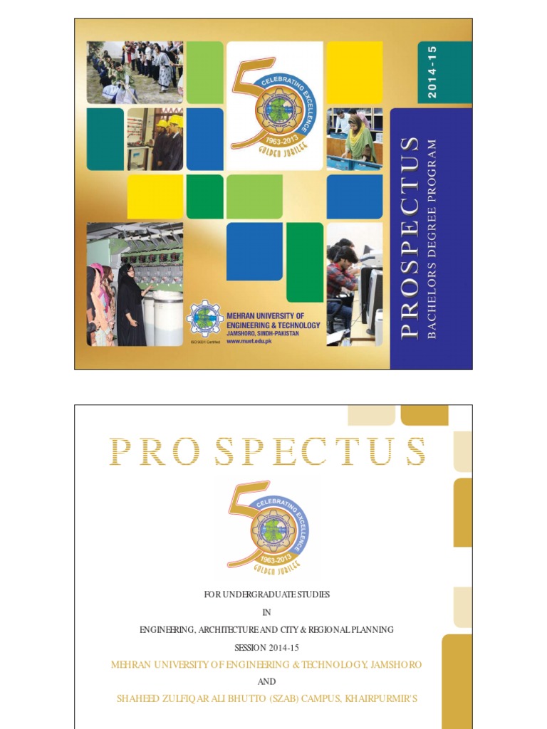 Muet Prospectus 15gf Pdf Biomedical Engineering Academic Term