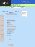 Download Mechanical Engineering Seminar Topics by yasarharafath SN244506395 doc pdf