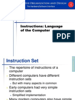 Chapter 2 Instructions Language of The Computer
