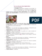 Menú de Comidas Ricas en Yodo para Obesos Hipotiroideos