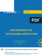 Procedimientos actuaciones inspección