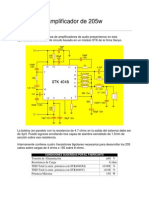 Amplificador de 205w PDF