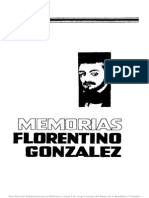 Memorias de Florentino Gonzalez PDF