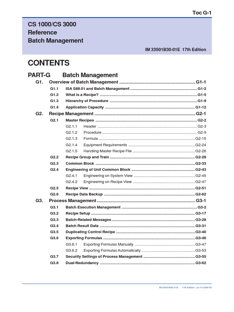 Overview of Batch Management | PDF | Scheduling (Production Processes ...