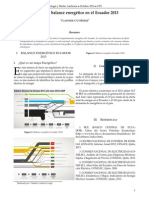 Balance Energético Ecuador 2012 PDF