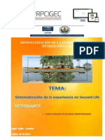 Sistematizacion de La Experiencia en Los Mundos Virtuales PDF