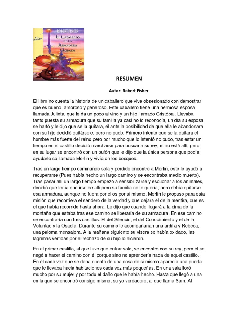 resumen de el caballero de la armadura oxidada.docx