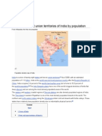 List of States and Union Territories of India by Population