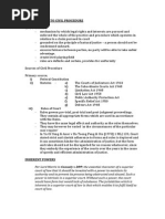 Civil Procedure Code Studynote