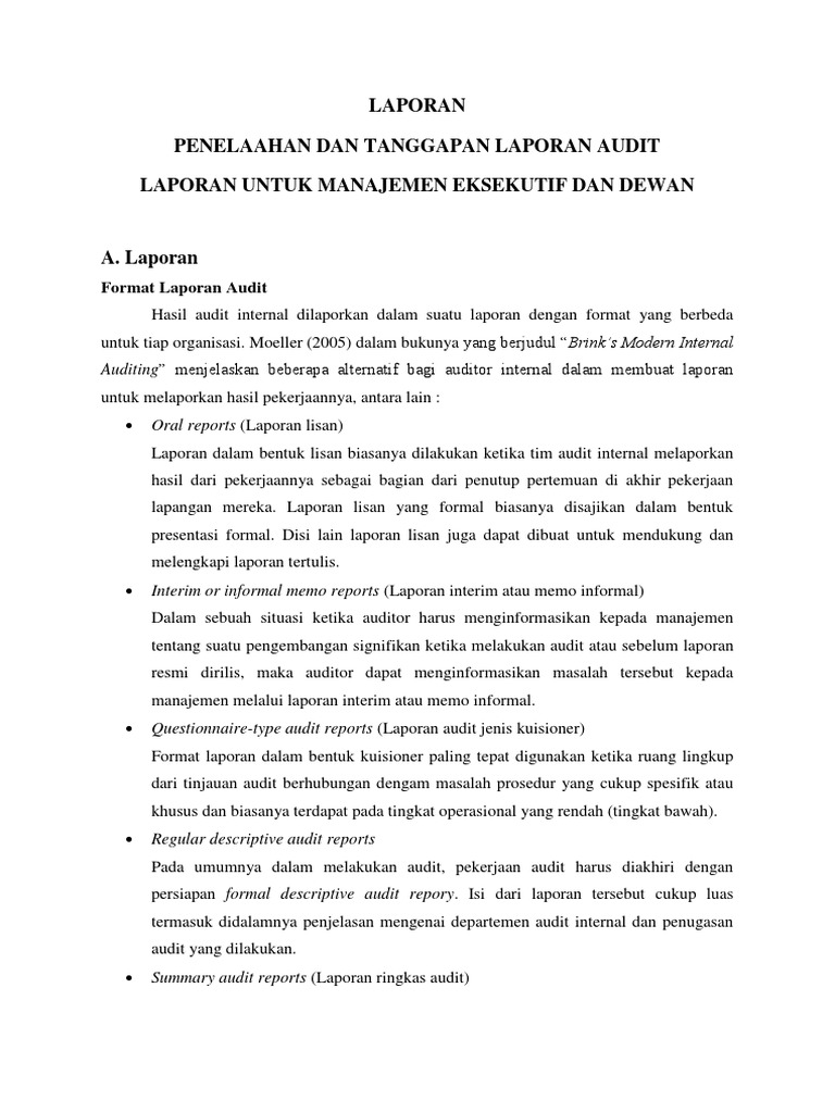 Laporan Audit