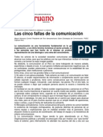 Cinco Fallas de La Comunicacion - Miguel Antezana PDF