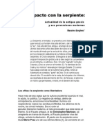 El pacto con la serpiente: la antigua gnosis y sus perversiones modernas