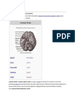 Lacunar Stroke Causes and Symptoms