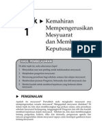 Topik 1 - Kemahiran Mempengerusikan Mesyuarat Dan Membuat Keputusan PDF