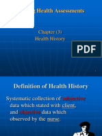 Chapter 3 Nursing Health History