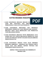 Catur Dharma Narapidana