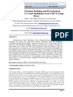 Simulation of Kaduna Refining and Petrochemical Company (KRPC) Crude Distillation Unit (CDU I) Using Hysys