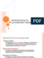 Introduction To Accounting Theory (1.2)