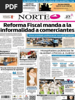 Periódico Norte edición impresa del día 27 de octubre de 2014