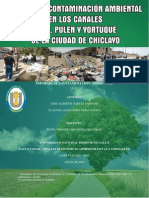 Contaminacion Ambiental en Los Canales Cois, Pulen y Yortuque de La Ciudad de Chiclayo