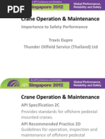 Dupre - Travis Crane Operation and Maintenance