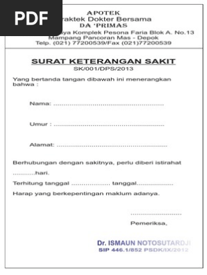 Surat Dokter