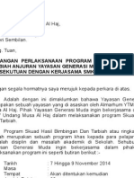 Surat Rasmi Program