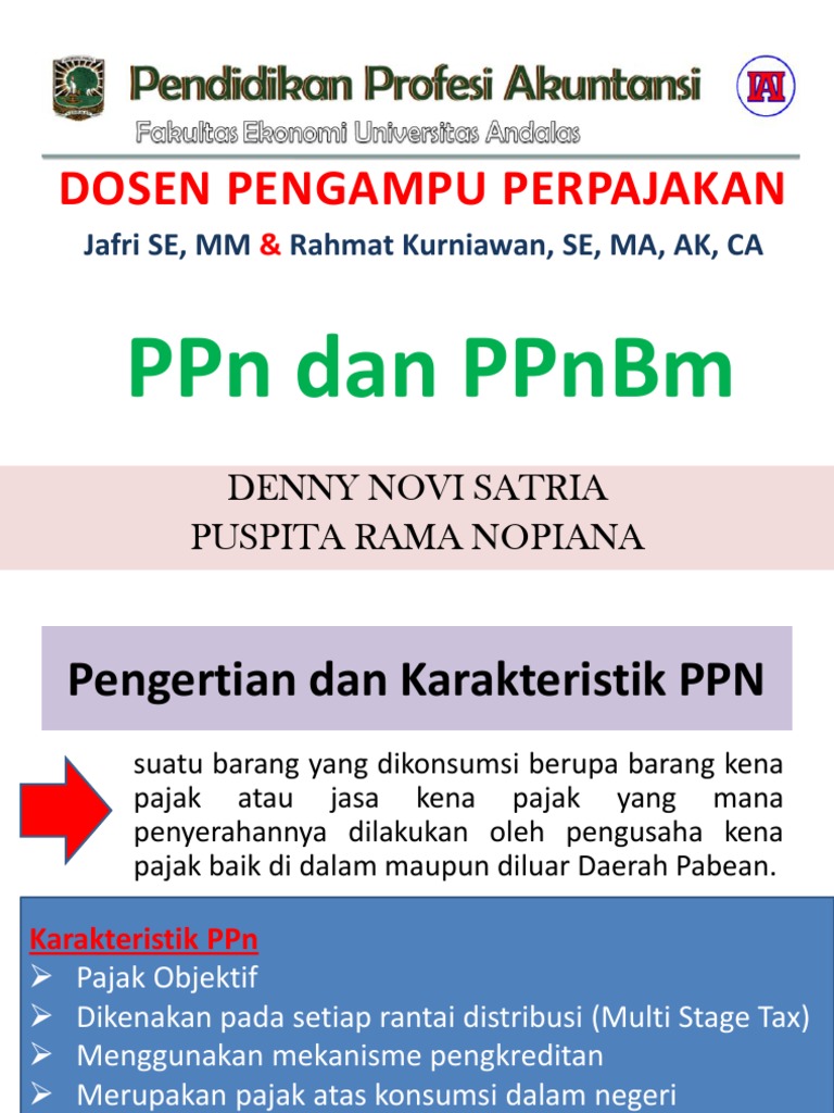 PPN Dan PPNBM | PDF | Bisnis