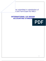 Project On Ias Vs Ifrs Accounting Standards