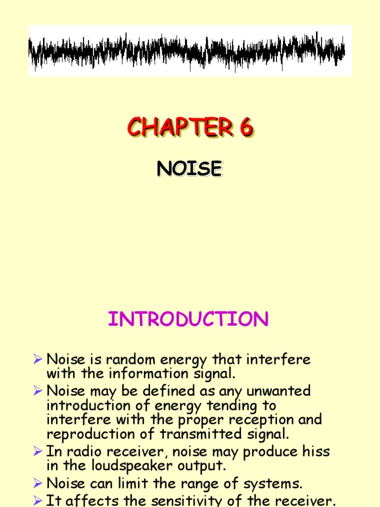 SNR and Noise Factors in Amplifiers | PDF | Signal To Noise Ratio ...