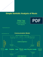 Simple Semiotic Analysis of Music: Philip Tagg