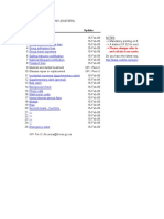 CF 52 - Examples Sheet No Description Update